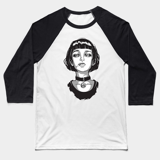 mathilda Baseball T-Shirt by audi